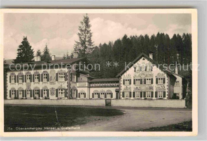 OBERAMMERGAU Bayern Haensel und Gretel Heim