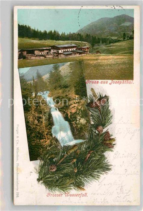 Schliersee Josephtal Grosser Wasserfall