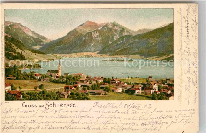 Schliersee Josefthal Panorama