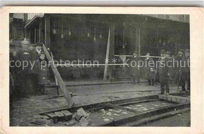 NueRNBERG CITY Hochwasserkatastrophe 1909 Hauptmarkt Tuchgass