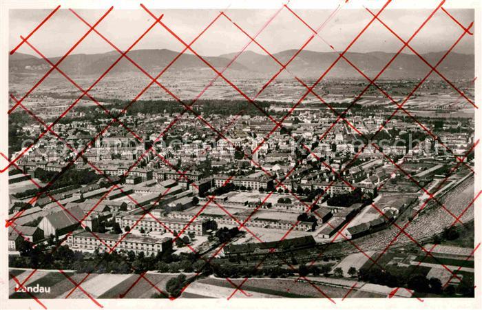 Landau Pfalz Fliegeraufnahme Zensur