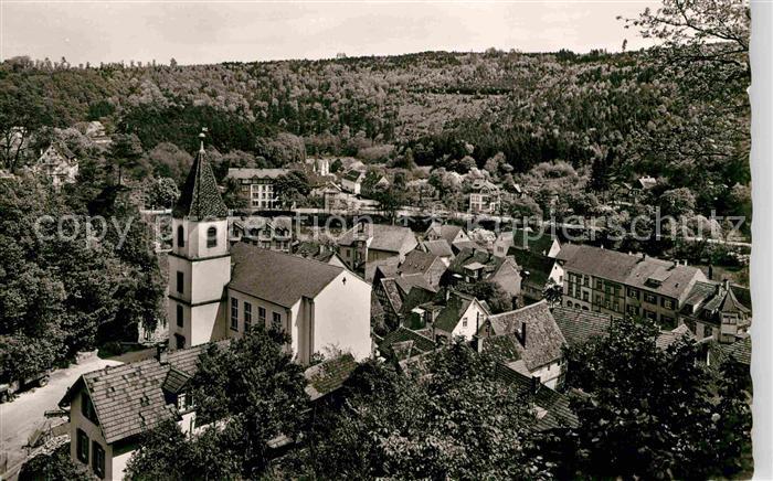 Dillweissenstein Ortsansicht mit Kirche