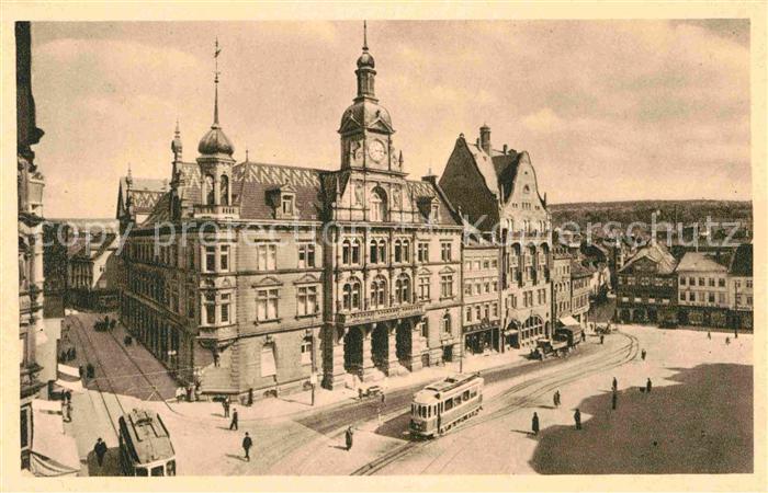 Pforzheim Marktplatz mit Rathaus Pforte des Schwarzwaldes Weltplatz fuer Schmuck
