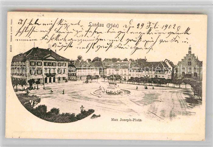 Landau Pfalz Max Joseph Platz Denkmal Reiterstandbild