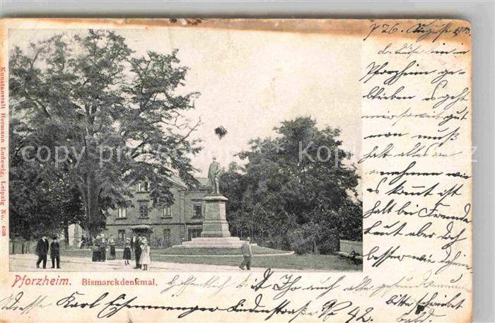 Pforzheim Bismarckdenkmal Statue