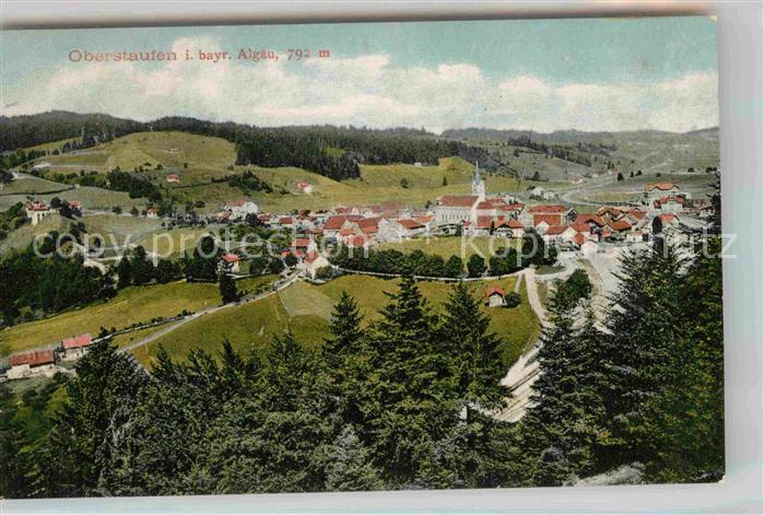 Oberstaufen Oberallgaeu Bayern Panorama Bayerisches Allgaeu