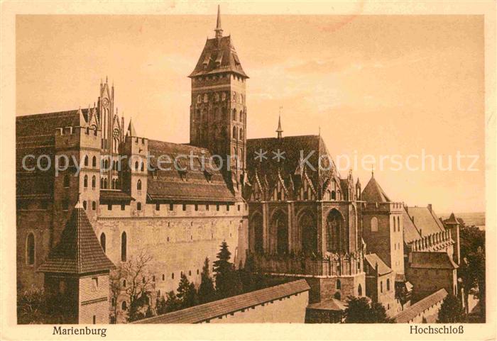Marienburg Westpreussen Hochschloss