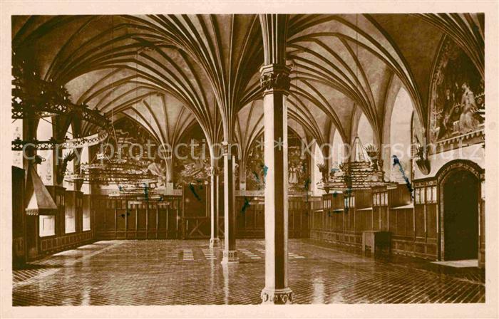 Marienburg Westpreussen Mittelschloss Meisters Grosser Remter