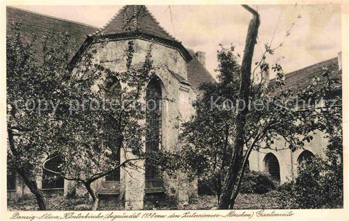 Danzig Westpreussen Oliva Kosterkirche