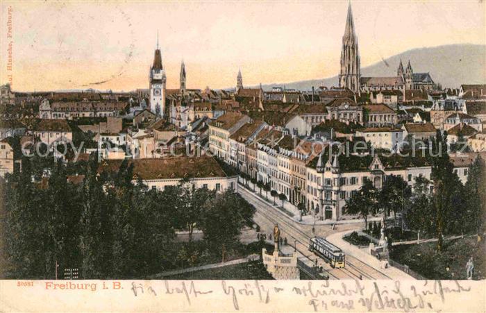 Freiburg Breisgau Muenster Stadtansicht Luftbild