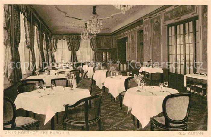Freiburg Breisgau Zaehringerhof Restaurant