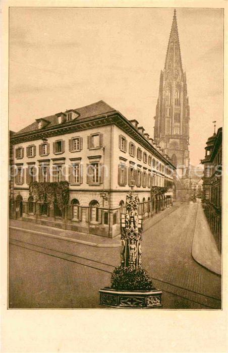 Freiburg Breisgau Kaffee Schanz Museum Ecke Kaiser Muensterstrasse