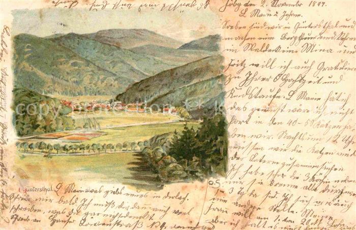 Guenterstal Freiburg Talblick Panorama