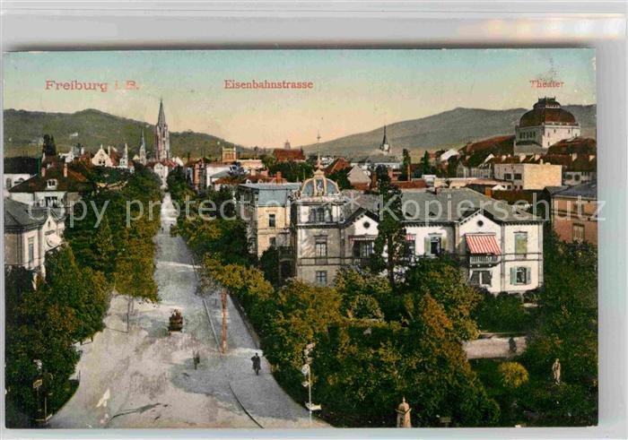 Freiburg Breisgau Eisenbahnstrasse Muenster Theater