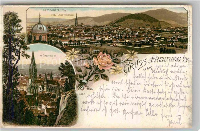 Freiburg Breisgau Muenster Lorettoberg