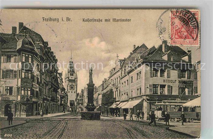 Freiburg Breisgau Kaiserstrasse Martinstor
