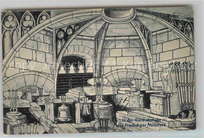 Freiburg Breisgau Glockenstube Muenster
