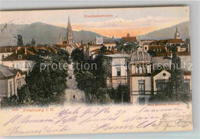 Freiburg Breisgau Eisenbahnstrasse Muenster