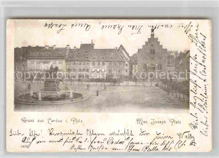 Landau Pfalz Max Joseph Platz