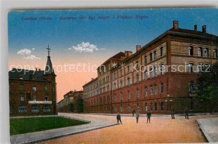 Landau Pfalz Kaserne Wirtschaft Germania Artillerie