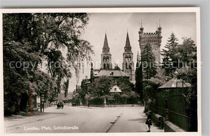 Landau Pfalz Schlossbruecke Kirche
