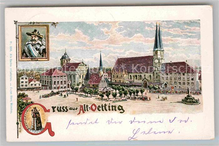 Altoetting Gnadenbild Marktplatz Kirche Rathaus