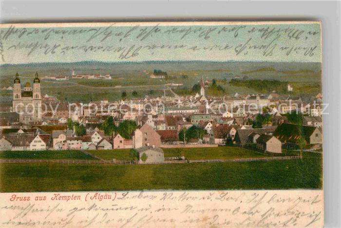 Kempten Allgaeu Panorama Kirche