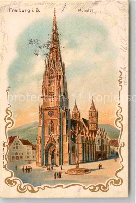 Freiburg Breisgau Muensterplatz