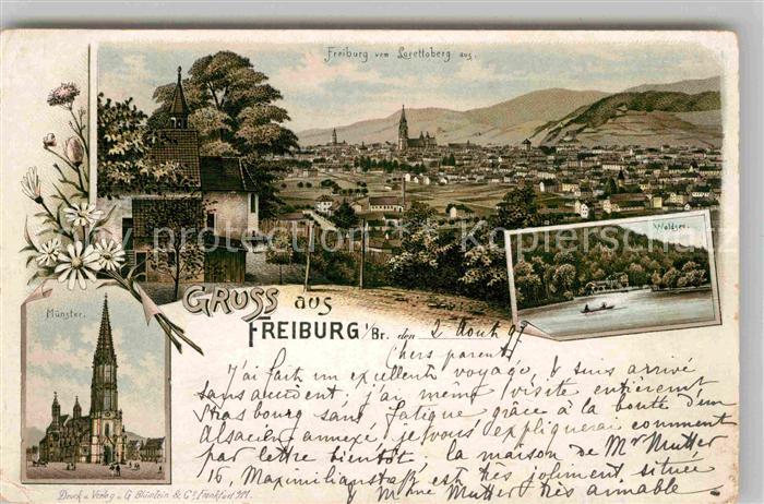 Freiburg Breisgau Lorettoberg Waldsee Muenster