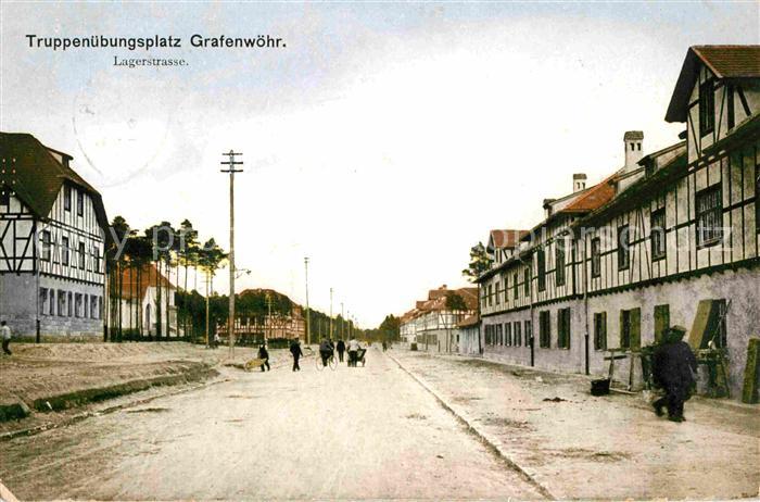 Grafenwoehr Truppenuebungsplatz Lagerstrasse