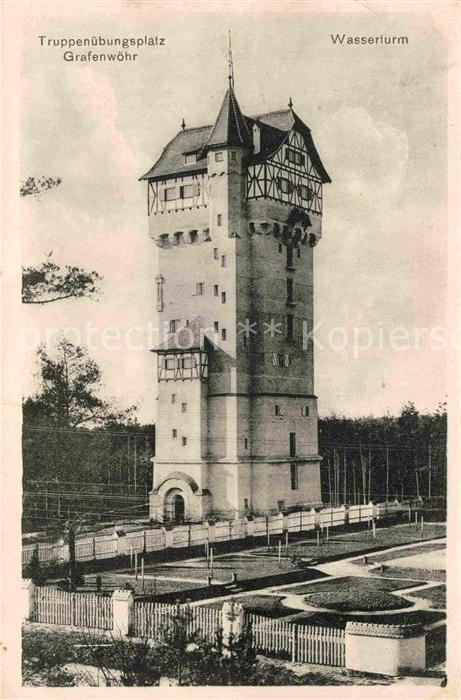 Grafenwoehr Truppenuebungsplatz Wasserturm