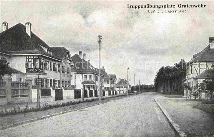 Grafenwoehr Truppenuebungsplatz Lagerstrasse