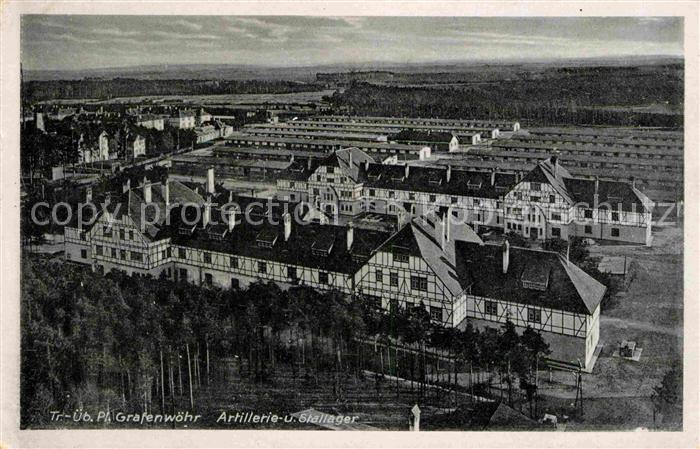 Grafenwoehr Artillerie und Stall Lager