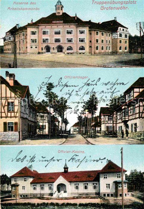 Grafenwoehr Truppenuebungsplatz Kaserne Offizierslager und Kasino