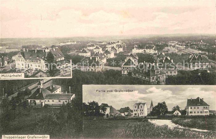 Grafenwoehr Militaerhotel Truppenlager Ortsansicht