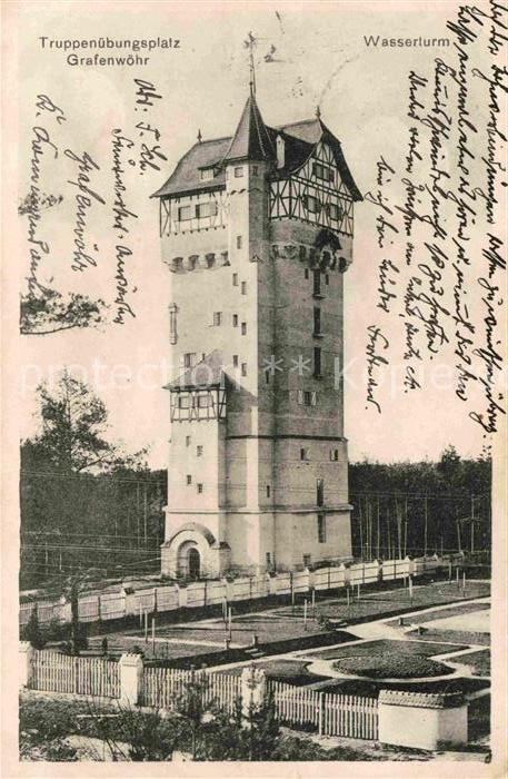 Grafenwoehr Truppenuebungsplatz Wasserturm
