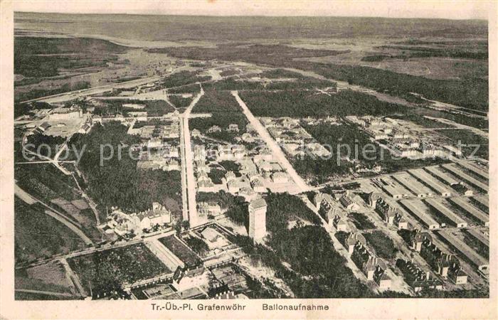 Grafenwoehr Truppenuebungsplatz Ballonaufnahme
