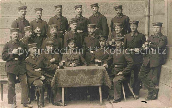 Schwaebisch Hall Soldaten Gruppenfoto