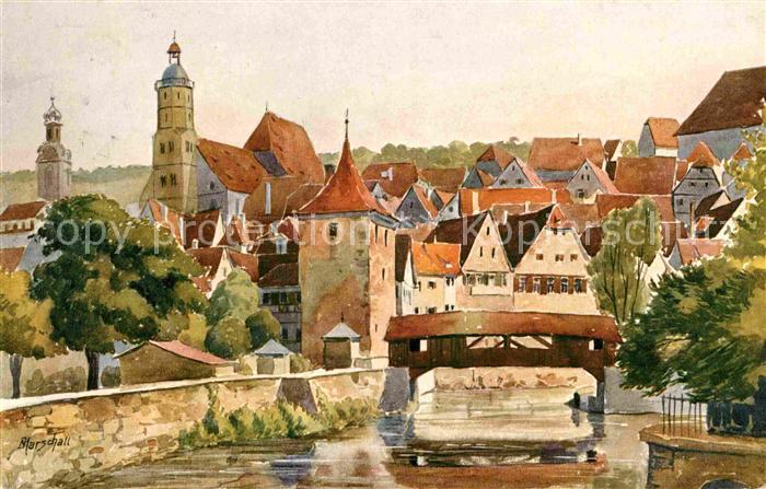 Schwaebisch Hall Partie am Sulfersteg