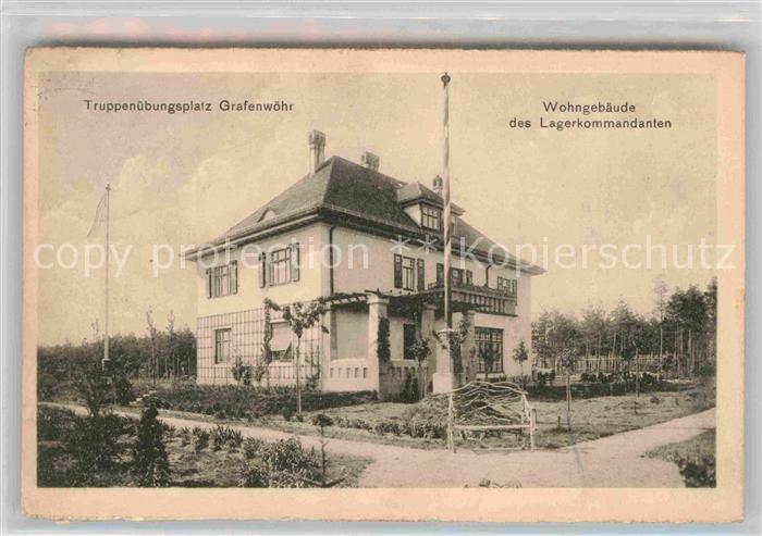 Grafenwoehr Truppenuebungsplatz Wohngebaeude des Lagerkommandanten
