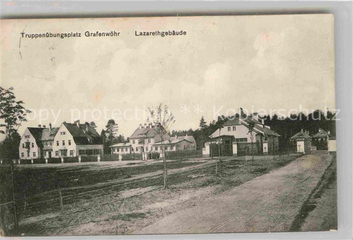 Grafenwoehr Truppenuebungsplatz Lazrettgebaeude