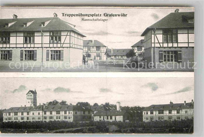 Grafenwoehr Truppenuebungsplatz Mannschaftslagr