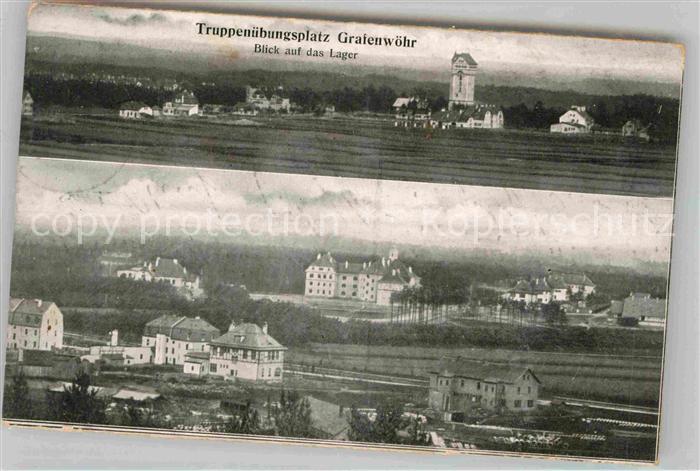 Grafenwoehr Truppenuebungsplatz Lagerblick