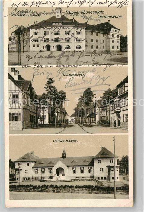 Grafenwoehr Truppenuebungsplatz Kaserne des Arbeitskommandos Offizierslager Offi