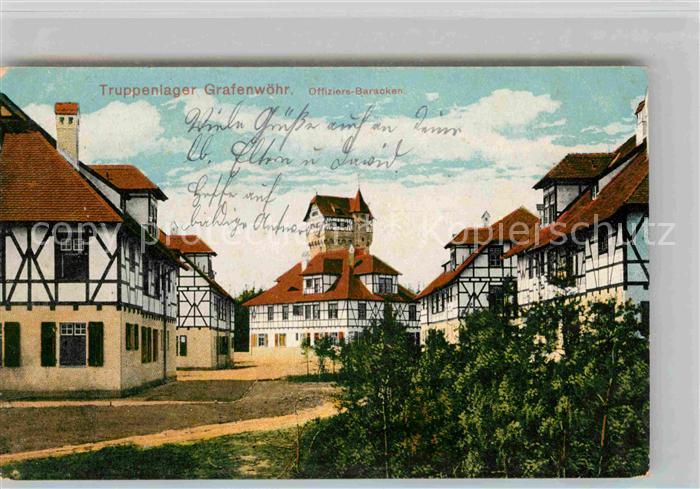 Grafenwoehr Truppenuebungsplatz Offiziers Baracken