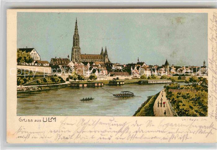 Ulm Donau Muenster Donaupartie