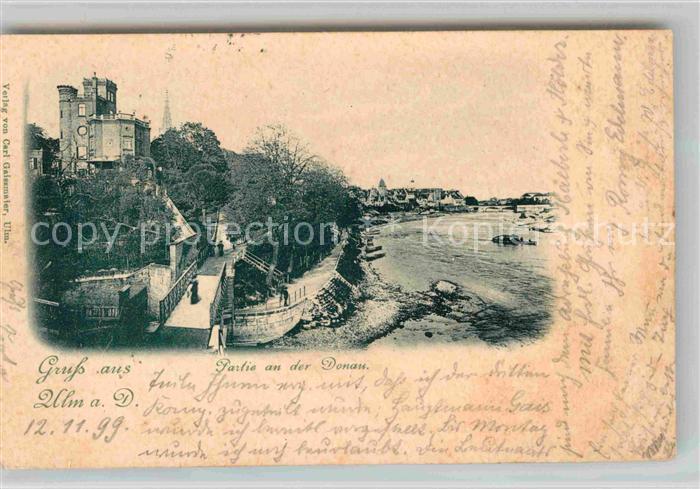 Ulm Donau Partie an der Donau