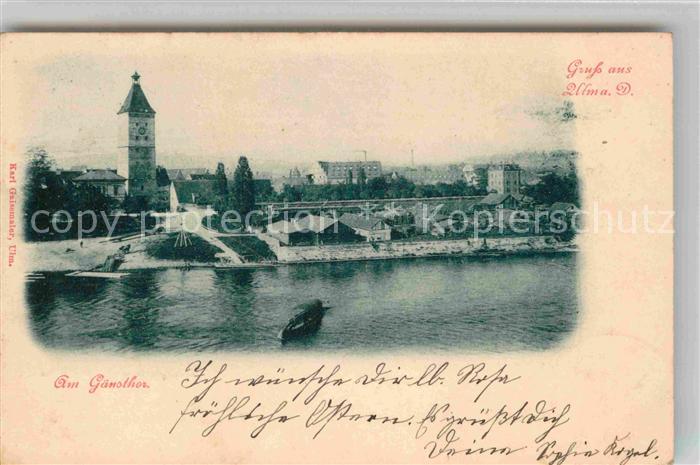 Ulm Donau Am Gaensthor