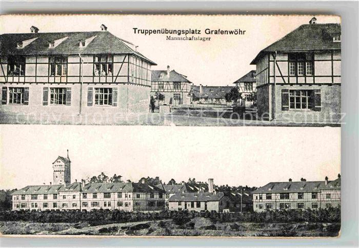 Grafenwoehr Truppenuebungsplatz Mannschaftslager