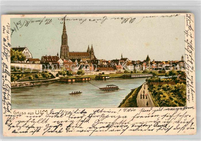 Ulm Donau Muenster Donaupartie